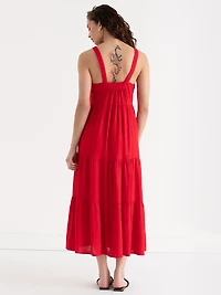 Goji Berry Maxi Tank Dress
