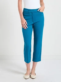 Spencer Straight Cropped Pant Doeskin