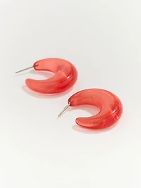 Dubarry Acrylic Hoop Earrings