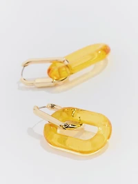 Daffodil Bold-Link Earrings