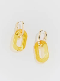 Daffodil Bold-Link Earrings