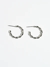Petite Rhodium Earring Trio