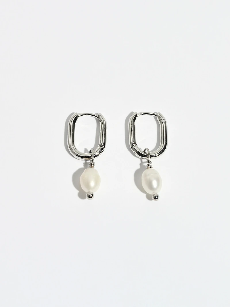 Petite Rhodium Earring Trio