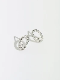 Petite Rhodium Earring Trio