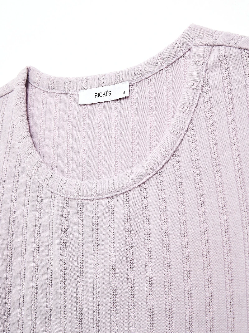 Short Sleeve Pointelle T-Shirt