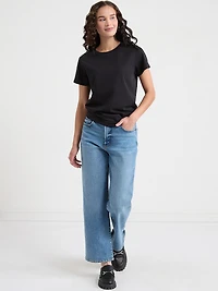 Black Relaxed Crewneck T-Shirt