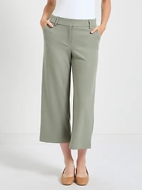 Shadow Weslee Wide-Crop Pant