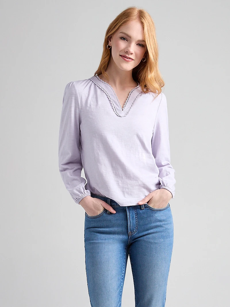 Long Sleeve V-Neck T-Shirt