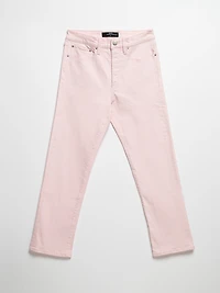 Sloane Beetle Straight Ankle Jeans Pink