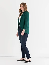 Terry Shawl  Collar Cardigan Rainforest