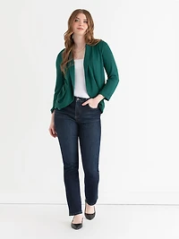 Terry Shawl  Collar Cardigan Rainforest