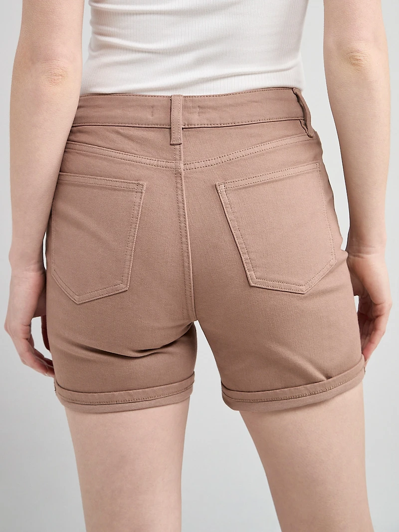 Girlfriend Jean Short Cocoa