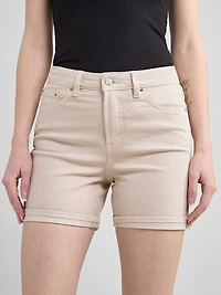 Girlfriend Jean Short Pumice