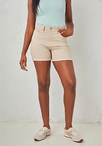 Girlfriend Jean Short Pumice