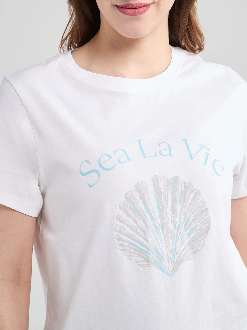 Short Sleeve Crew Neck T-Shirt Shell