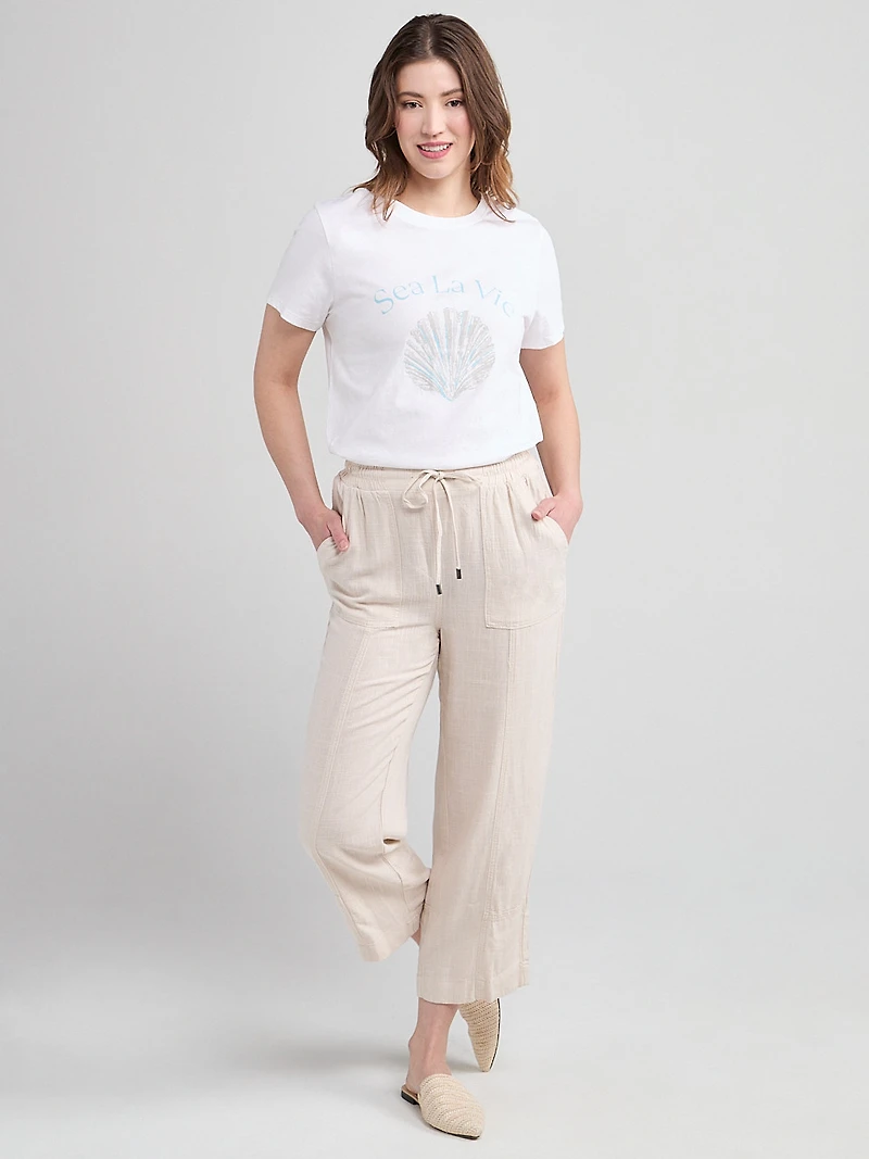 Short Sleeve Crew Neck T-Shirt Shell