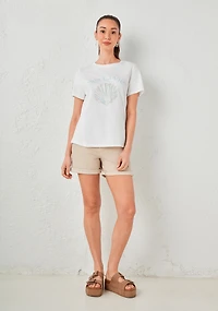 Short Sleeve Crew Neck T-Shirt Shell