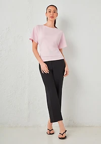 T-Shirt With Side Shirring Blossom