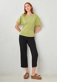 T-Shirt With Side Shirring Pear