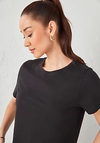 Short Sleeve Crew Neck Relaxed Tee