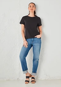Short Sleeve Crew Neck Relaxed Tee