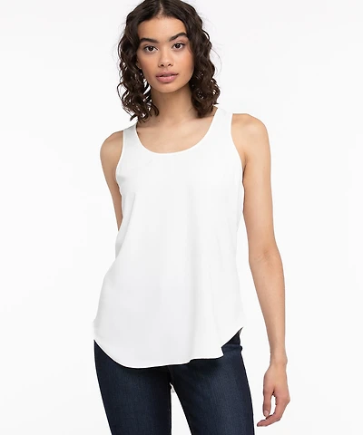 Lyla Sleeveless Blouse Snow White