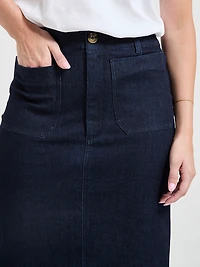 Juliet Patch Pocket Skirt Duke Blue