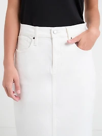 Denim Maxi Skirt Midwash
