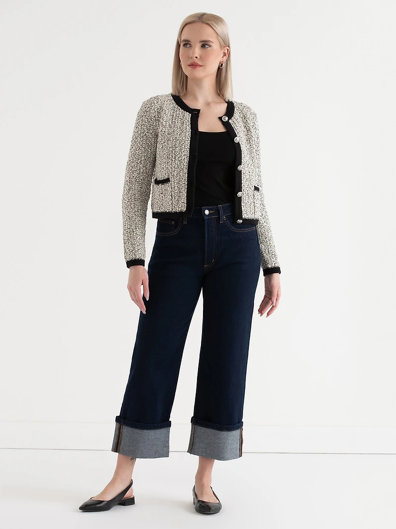 Boucle Lady Jacket Blue