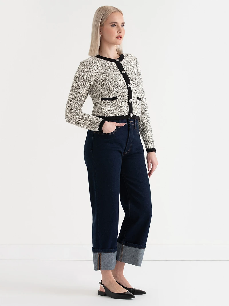 Boucle Lady Jacket Blue