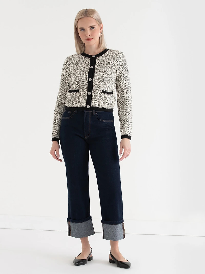Boucle Lady Jacket Blue