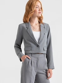 Cropped Blazer Orchid Petal