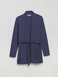 Belted Cardigan Crown Blue