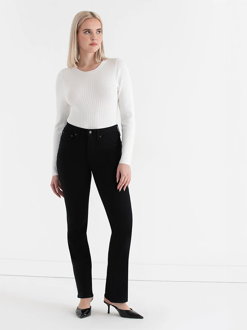 Betty Bootcut High Rise Jeans Black