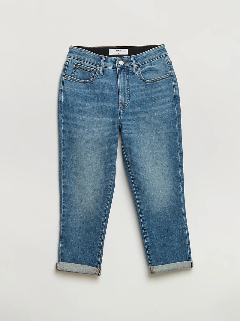 Skylar Skinny Capris Jeans Dallas Blue