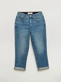Skylar Skinny Capris Jeans Dallas Blue
