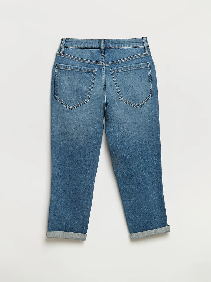Skylar Skinny Capris Jeans Dallas Blue
