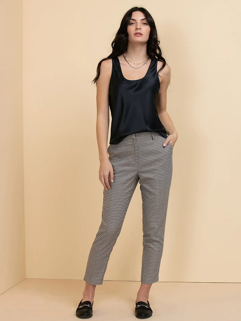 Matte Satin Tank Top Fawn