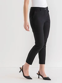 Syd Slim Straight Skimmer Pant Sateen