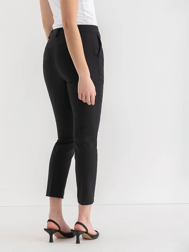 Syd Slim Straight Skimmer Pant Sateen
