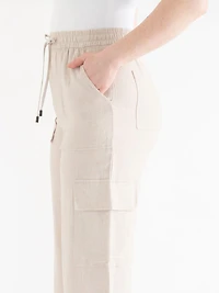 Linen Cargo Pants