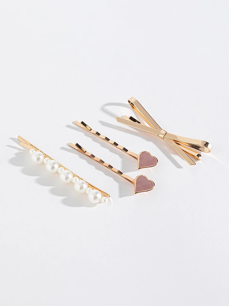 4-Pack Gold Hairpins