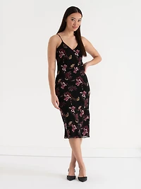 Strappy Midi Slip Dress