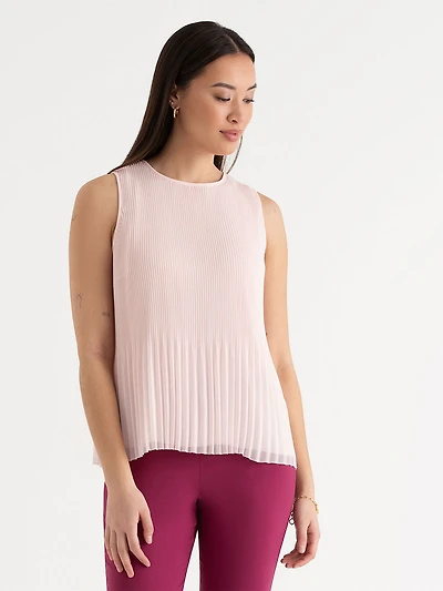Release Print Sleeveless Blouse