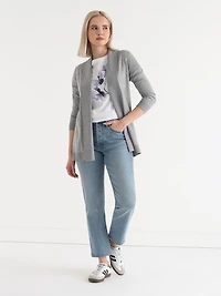 Cashmere Open Cardigan
