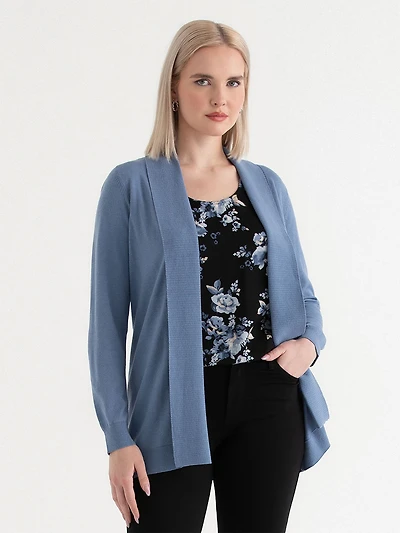 Cashmere Open Cardigan