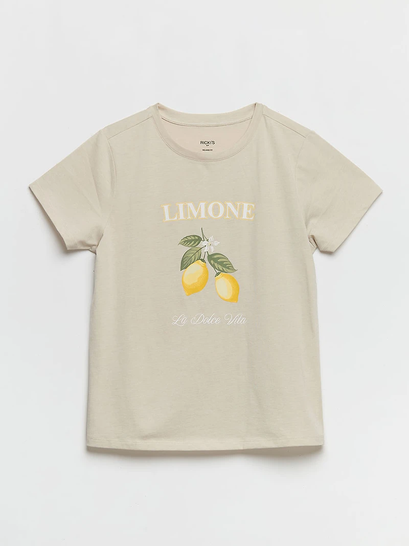 Relaxed Crew Neck T-Shirt