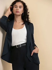 Terry Shawl Collar Cardigan