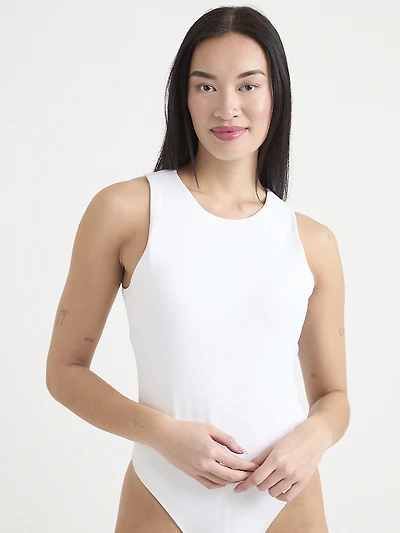 Sleeveless High-Neck Bodysuit
