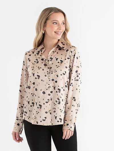 Isabel Patterned Collared Shirt